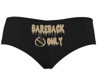 Bareback Only - Black Boyshort