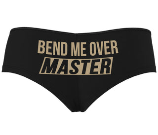 Bend Me Over Master - Black Boyshort