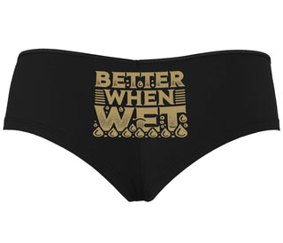 Better When Wet - Black Boyshort