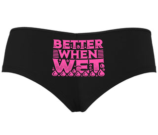 Better When Wet - Black Boyshort