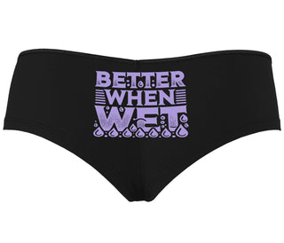 Better When Wet - Black Boyshort