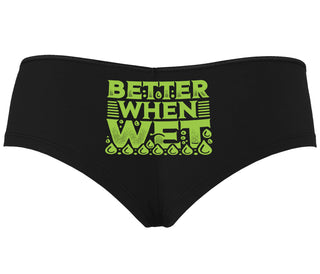 Better When Wet - Black Boyshort