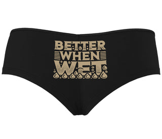 Better When Wet - Black Boyshort