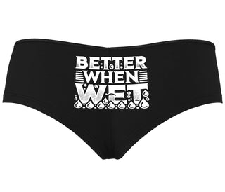 Better When Wet - Black Boyshort
