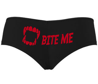 Bite Me - Black Boyshort