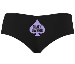 Black Owned - Queen of Spades - Black Boyshort