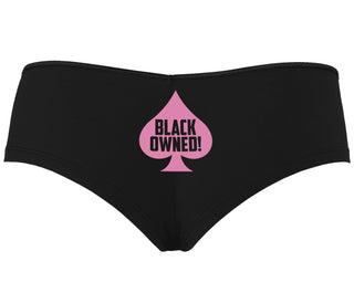 Black Owned - Queen of Spades - Black Boyshort