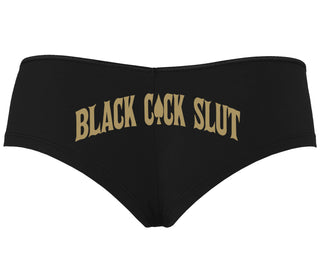 Black Cock Slut - Queen of Spades - Black Boyshort