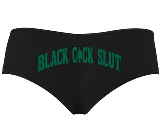 Black Cock Slut - Queen of Spades - Black Boyshort