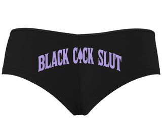 Black Cock Slut - Queen of Spades - Black Boyshort