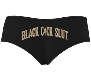 Black Cock Slut - Queen of Spades - Black Boyshort