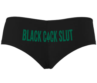 Black Cock Slut - Queen of Spades - Black Boyshort