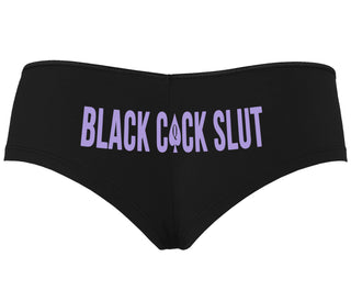 Black Cock Slut - Queen of Spades - Black Boyshort