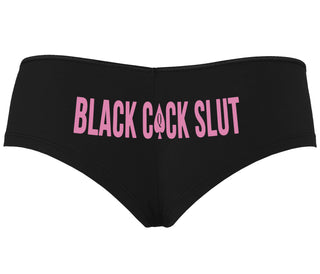 Black Cock Slut - Queen of Spades - Black Boyshort