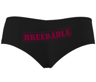 Breedable - Black Boyshort