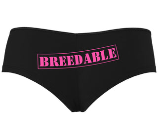 Breedable - Black Boyshort