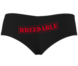 Breedable - Black Boyshort