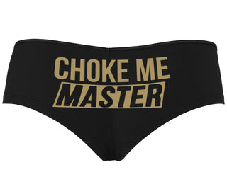 Choke Me Master - Black Boyshort
