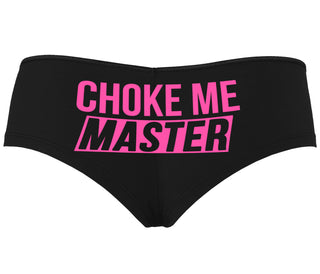 Choke Me Master - Black Boyshort