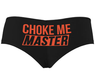 Choke Me Master - Black Boyshort