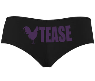 Cock Tease - Rooster - Black Boyshort