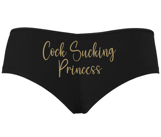 Cock Sucking Princess - Black Boyshort