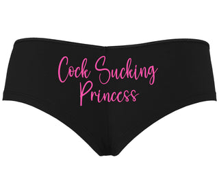 Cock Sucking Princess - Black Boyshort