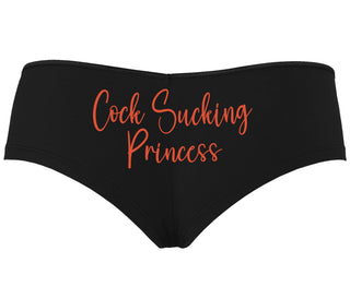 Cock Sucking Princess - Black Boyshort