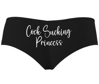 Cock Sucking Princess - Black Boyshort