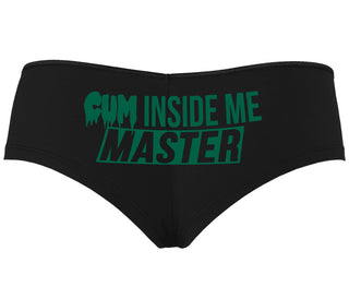 Cum Inside Me Master - Black Boyshort