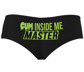 Cum Inside Me Master - Black Boyshort