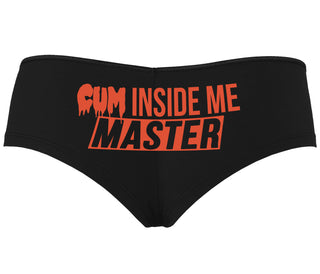 Cum Inside Me Master - Black Boyshort
