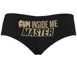Cum Inside Me Master - Black Boyshort