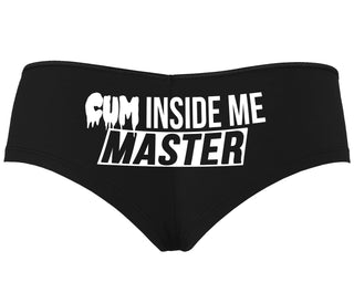 Cum Inside Me Master - Black Boyshort