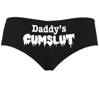 Daddy's Cumslut - Black Boyshort