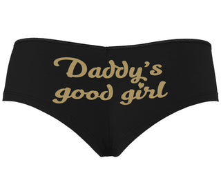 Daddy's Good Girl - Black Boyshort