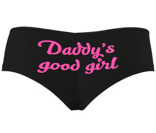 Daddy's Good Girl - Black Boyshort