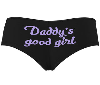Daddy's Good Girl - Black Boyshort