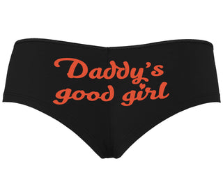 Daddy's Good Girl - Black Boyshort