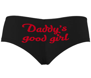Daddy's Good Girl - Black Boyshort