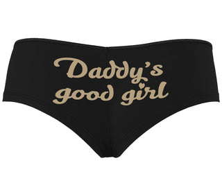 Daddy's Good Girl - Black Boyshort