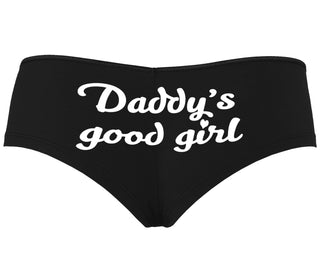 Daddy's Good Girl - Black Boyshort