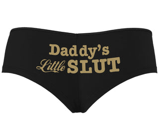 Daddys Little Slut - Black Boyshort