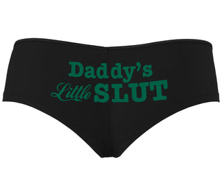 Daddys Little Slut - Black Boyshort