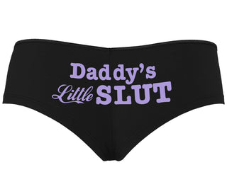 Daddys Little Slut - Black Boyshort