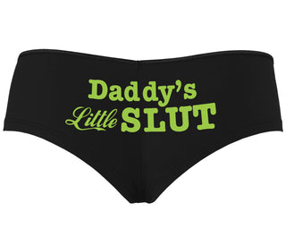 Daddys Little Slut - Black Boyshort