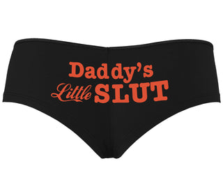Daddys Little Slut - Black Boyshort
