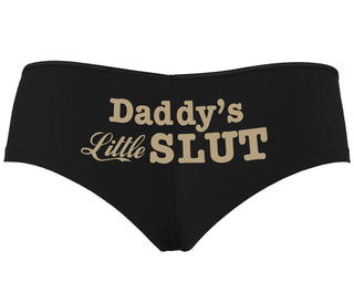 Daddys Little Slut - Black Boyshort