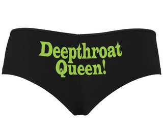 Deep throat Queen - Deepthroat Specialist - Black Boyshort