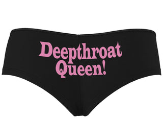 Deep throat Queen - Deepthroat Specialist - Black Boyshort
